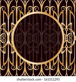Art deco geometric pattern (1920's style)