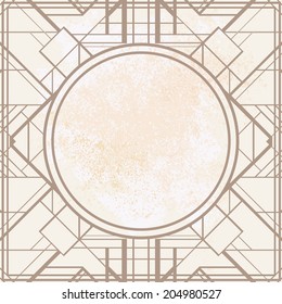 Art deco geometric pattern (1920's style) 