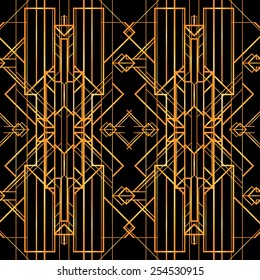 Art deco geometric pattern (1920's style)