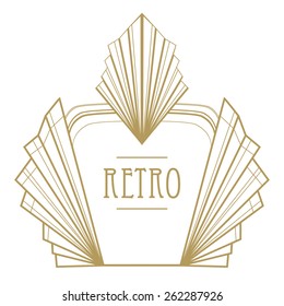 Art deco geometric pattern (1920's style) 