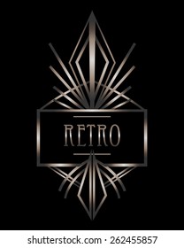 Art deco geometric pattern (1920's style) 