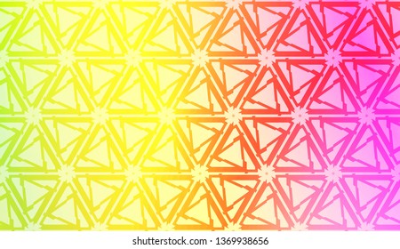 Art deco geometric pattern with Abstract Blurred Gradient Background. For Screen Cell Phone. Vector Illustration
