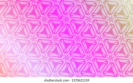 Art deco geometric pattern with Abstract Blurred Gradient Background. For Screen Cell Phone. Vector Illustration