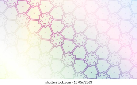 Art deco geometric pattern with Abstract Blurred Gradient Background. For Screen Cell Phone. Vector Illustration