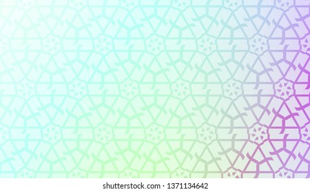 Art deco geometric pattern with Abstract Blurred Gradient Background. For Screen Cell Phone. Vector Illustration