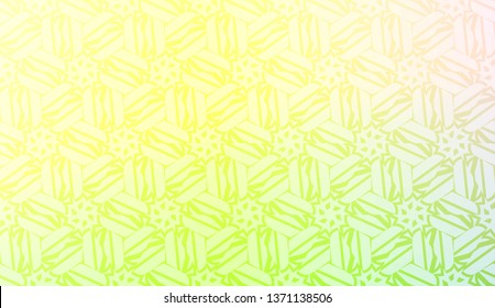 Art deco geometric pattern with Abstract Blurred Gradient Background. For Screen Cell Phone. Vector Illustration