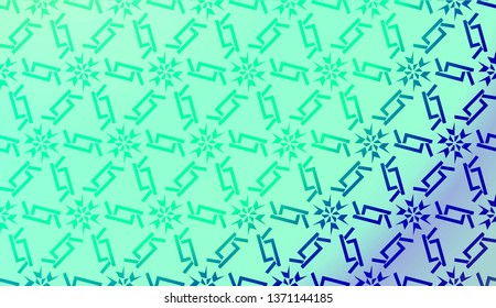 Art deco geometric pattern with Abstract Blurred Gradient Background. For Screen Cell Phone. Vector Illustration