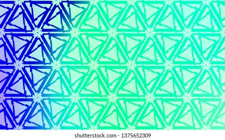 Art deco geometric pattern with Abstract Blurred Gradient Background. For Screen Cell Phone. Vector Illustration