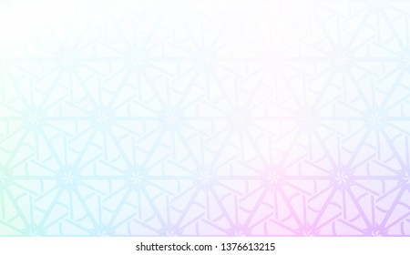 Art deco geometric pattern with Abstract Blurred Gradient Background. For Screen Cell Phone. Vector Illustration