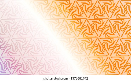 Art deco geometric pattern with Abstract Blurred Gradient Background. For Screen Cell Phone. Vector Illustration