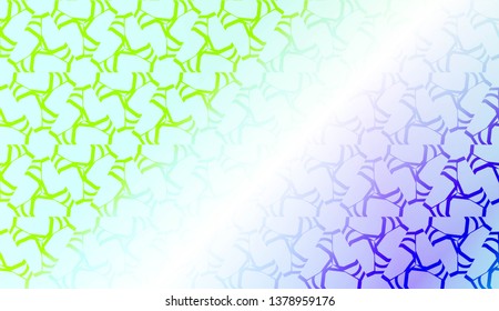 Art deco geometric pattern with Abstract Blurred Gradient Background. For Screen Cell Phone. Vector Illustration