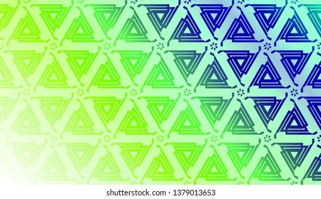 Art deco geometric pattern with Abstract Blurred Gradient Background. For Screen Cell Phone. Vector Illustration