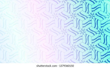 Art deco geometric pattern with Abstract Blurred Gradient Background. For Screen Cell Phone. Vector Illustration