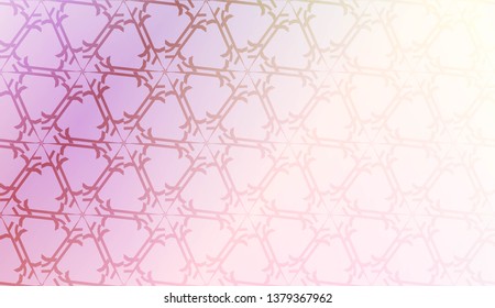 Art deco geometric pattern with Abstract Blurred Gradient Background. For Screen Cell Phone. Vector Illustration
