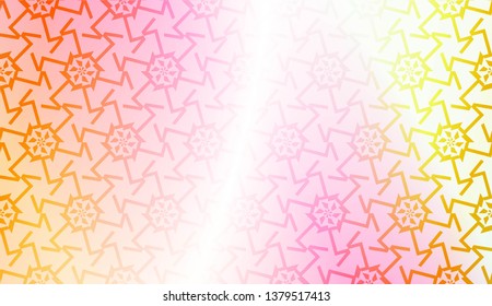 Art deco geometric pattern with Abstract Blurred Gradient Background. For Screen Cell Phone. Vector Illustration