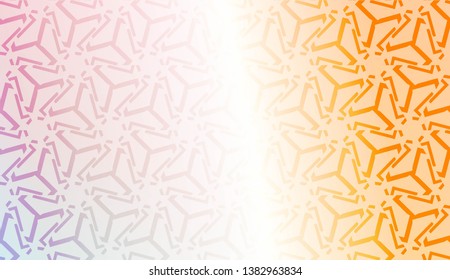 Art deco geometric pattern with Abstract Blurred Gradient Background. For Screen Cell Phone. Vector Illustration