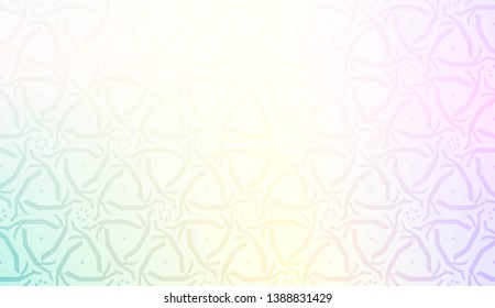 Art deco geometric pattern with Abstract Blurred Gradient Background. For Screen Cell Phone. Vector Illustration