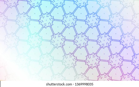 Art deco geometric pattern with Modern pastel color Gradient Design. For Greeting Card, Flyer, Poster, Brochure, Banner Calendar. Vector Illustration.