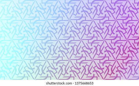 Art deco geometric pattern with Modern pastel color Gradient Design. For Greeting Card, Flyer, Poster, Brochure, Banner Calendar. Vector Illustration.