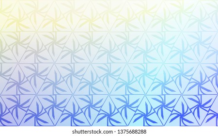 Art deco geometric pattern with Modern pastel color Gradient Design. For Greeting Card, Flyer, Poster, Brochure, Banner Calendar. Vector Illustration.