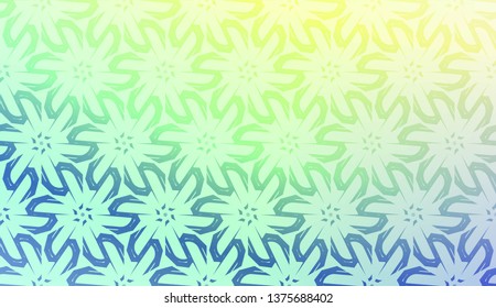 Art deco geometric pattern with Modern pastel color Gradient Design. For Greeting Card, Flyer, Poster, Brochure, Banner Calendar. Vector Illustration.
