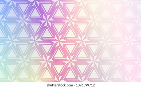 Art deco geometric pattern with Modern pastel color Gradient Design. For Greeting Card, Flyer, Poster, Brochure, Banner Calendar. Vector Illustration.