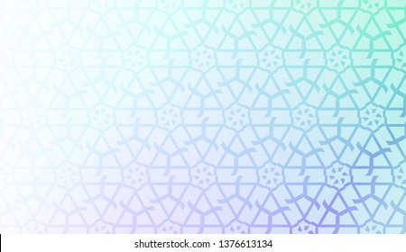 Art deco geometric pattern with Modern pastel color Gradient Design. For Greeting Card, Flyer, Poster, Brochure, Banner Calendar. Vector Illustration.