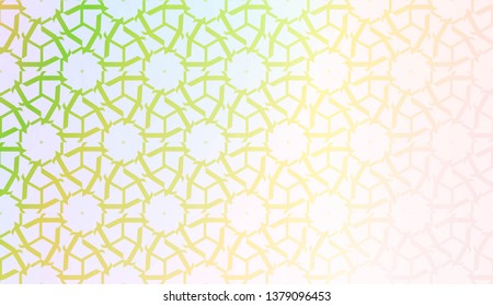 Art deco geometric pattern with Modern pastel color Gradient Design. For Greeting Card, Flyer, Poster, Brochure, Banner Calendar. Vector Illustration.