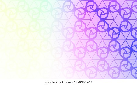 Art deco geometric pattern with Modern pastel color Gradient Design. For Greeting Card, Flyer, Poster, Brochure, Banner Calendar. Vector Illustration.