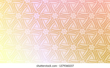 Art deco geometric pattern with Modern pastel color Gradient Design. For Greeting Card, Flyer, Poster, Brochure, Banner Calendar. Vector Illustration.
