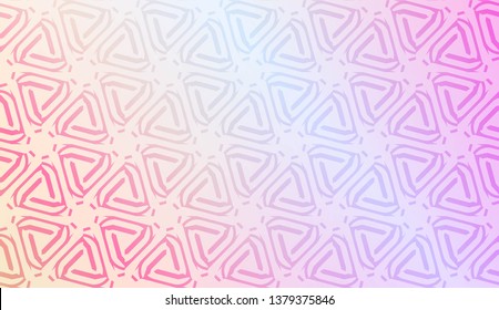 Art deco geometric pattern with Modern pastel color Gradient Design. For Greeting Card, Flyer, Poster, Brochure, Banner Calendar. Vector Illustration.