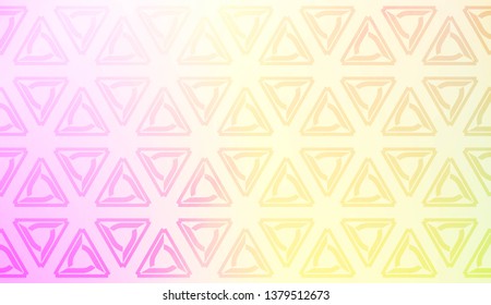 Art deco geometric pattern with Modern pastel color Gradient Design. For Greeting Card, Flyer, Poster, Brochure, Banner Calendar. Vector Illustration.