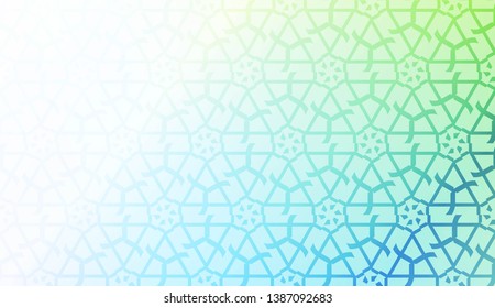 Art deco geometric pattern with Modern pastel color Gradient Design. For Greeting Card, Flyer, Poster, Brochure, Banner Calendar. Vector Illustration.