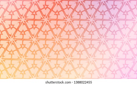 Art deco geometric pattern with Modern pastel color Gradient Design. For Greeting Card, Flyer, Poster, Brochure, Banner Calendar. Vector Illustration.