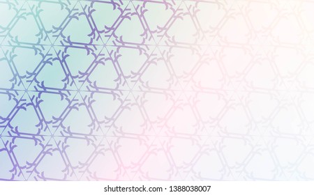 Art deco geometric pattern with Modern pastel color Gradient Design. For Greeting Card, Flyer, Poster, Brochure, Banner Calendar. Vector Illustration.