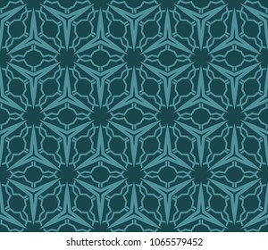 Art deco geometric pattern. Seamless vector illustration. For design.
