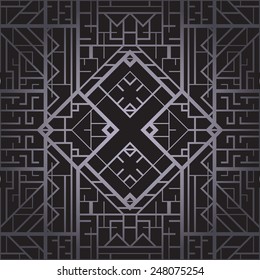 Art deco geometric patterned background (1920's style)