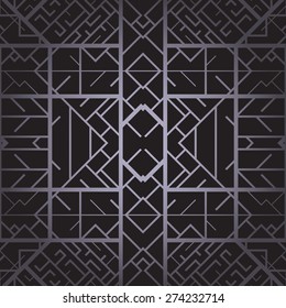 Art deco geometric patterned background (1920's style)