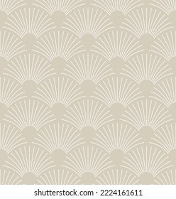 Art Deco geometric seamless pattern. Vintage 1920s wallpaper. Vector background in retro style , trendy and elegant design for wallpaper, wrapping paper, fabric, cover, package