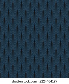 Art Deco geometric seamless pattern. Vintage 1920s wallpaper. Vector background in retro style , trendy and elegant design for wallpaper, wrapping paper, fabric, cover, package