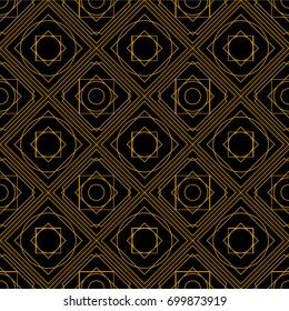 Art deco geometrical pattern