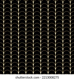 Art Deco Gold Geometric Pattern 