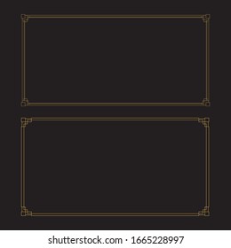 Art deco icon Vector Illustration design Logo template