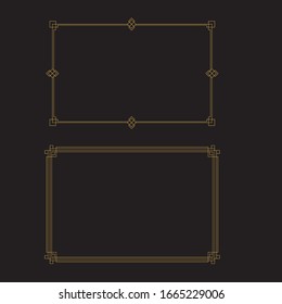 Art deco icon Vector Illustration design Logo template