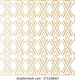 Art Deco Lattice Gold