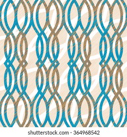 Art deco lattice pattern seamless vector background tile
