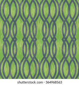 Art deco lattice pattern seamless vector background tile
