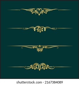 Borde Art Deco. Marcos modernos de oro árabe, bordes de líneas decorativas y marco geométrico de etiqueta dorada. Vintage vintage antiguo de Victoria diseño vectorial elegante elementos aislados iconos conjunto