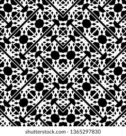 Art Deco Line ornament pattern. Black and white endless abstract texture for prints, textiles, wrapping, wallpaper, website white black