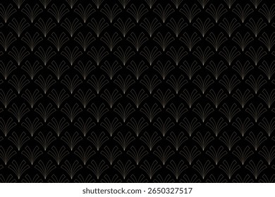 Diseño de patrón lujoso art deco